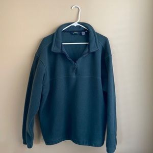 Fleece pull over coat
